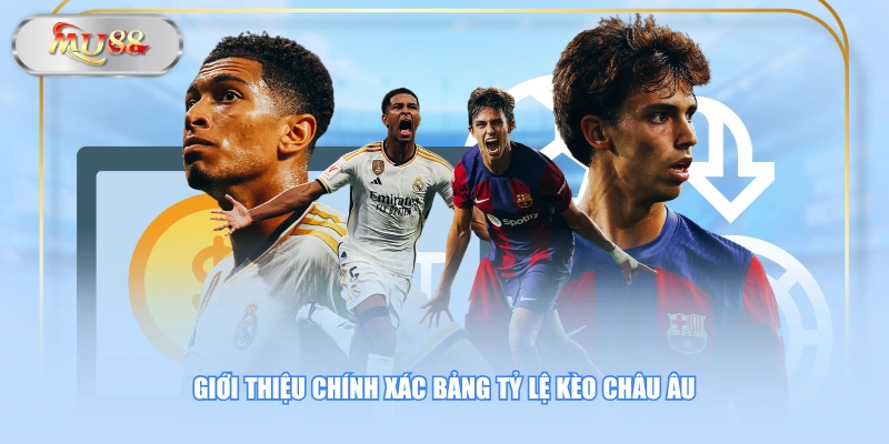 Giới thiệu chính xác bảng tỷ lệ kèo châu Âu